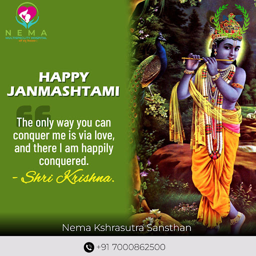 Wishing you a Happy Janmashtami! May Lord Krishna bless you with happiness and peace. post image