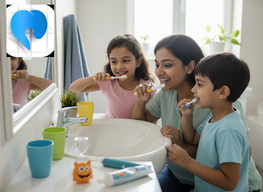Healthy smiles start at home. At Dental Parkk - Pediatric and Family Dental Care in Ghatkopar, Mu… post image