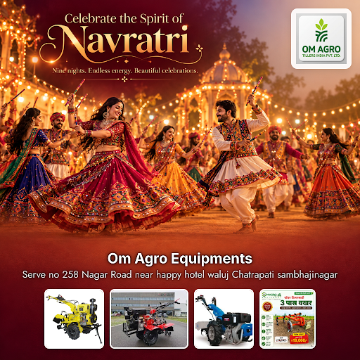 Celebrate Navratri with Om Agro Equipments, your trusted agricultural engineer for reliable power… post image