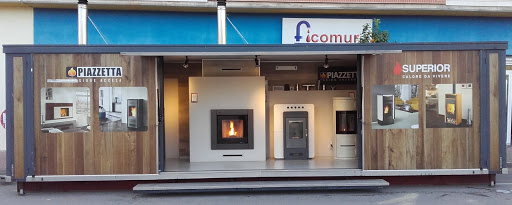 Ficomur- Distribuidor PIAZZETTA. Estufas de pellets y leña