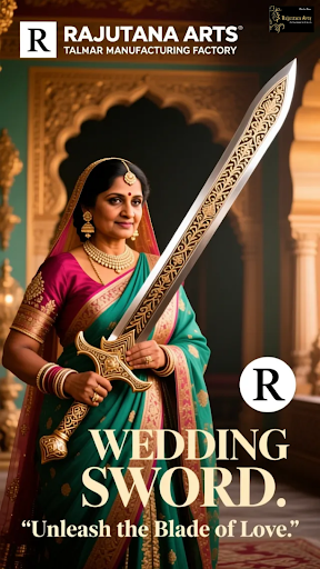 Experience the elegance of traditional craftsmanship with Rajputana Arts Talwar Manufacturing Fac… post image