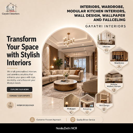 Transform your space with expert interior design by Gayatri Interiors. Specializing in bedrooms,… post image