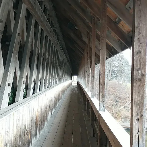 Bavarian Inn Holz Brücke Covered Bridge - Thumbnail
