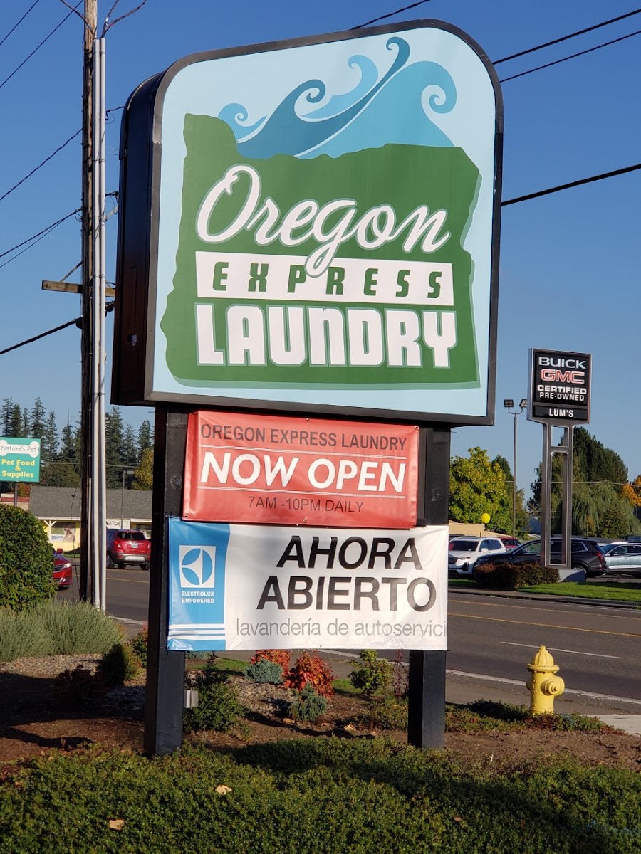 Self-service laundry at Oregon Express Laundry, Portland, OR