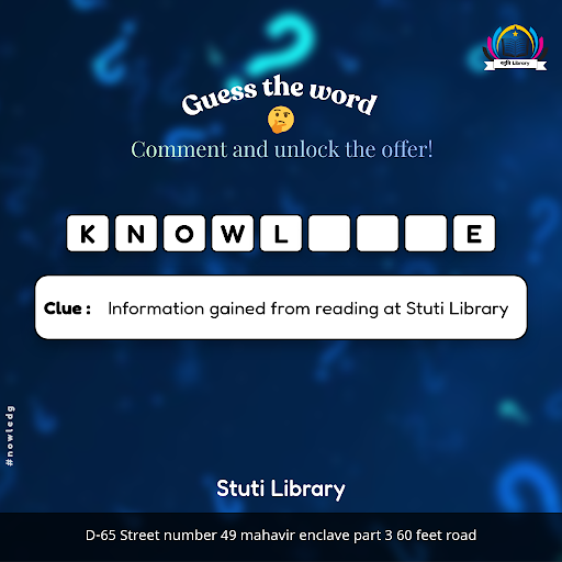 Sitting study Library post image