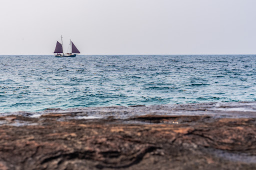 Foundation of the Old Grand Marais Lighthouse - Thumbnail