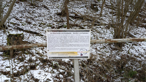 Munition und Explosion • Infotafel