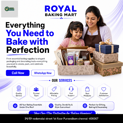 Discover quality baking supplies at Royal Baking Mart, including cake boxes, decorating tools, di… post image