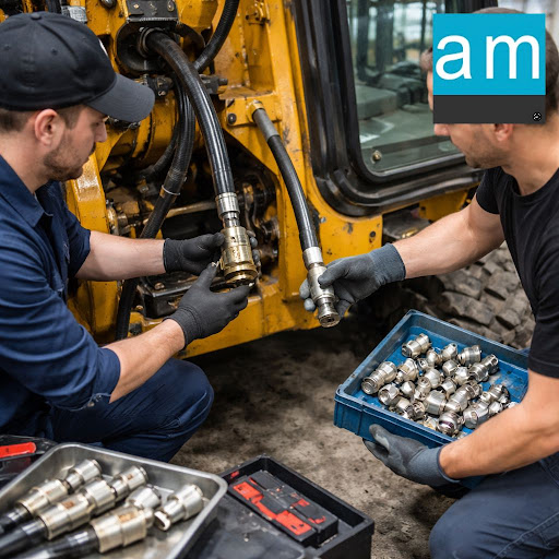 Unexpected hydraulic leaks or burst hoses can stop your worksite in seconds. A.M HYDRAULICS & TUB…