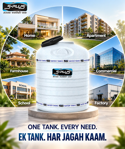 S-PLUS Water Tanks – One Tank. Every Need. 💧

S-PLUS offers
