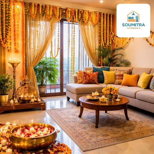 Ready to give your Kolkata flat a festive makeover? At SOUMITRA INTERIOR'S, we blend creative des… post image