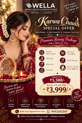 ❤️ Karwa Chauth Special Beauty Offer | Wella Salon post image
