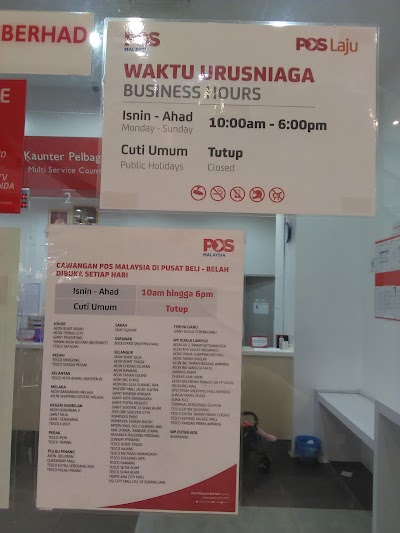 AEON Rawang Pos Malaysia, Post Office