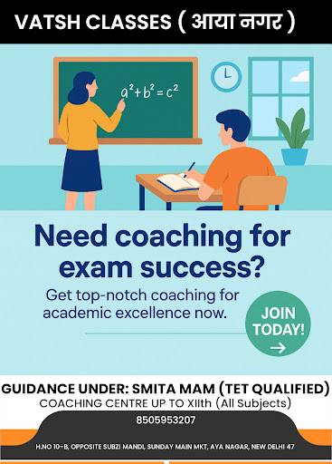 "Ignite your potential at VATSH CLASSES! We are dedicated to fostering a strong academic foundati… post image