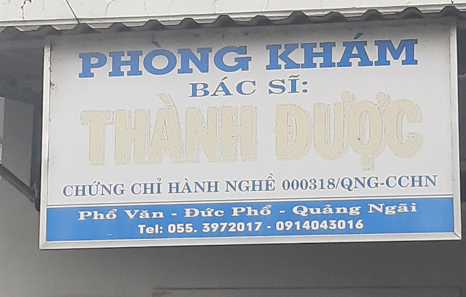 Phòng Khám Bác Sĩ Thành Được, Phổ Văn, Đức Phổ, Quảng Ngãi