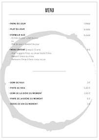 Menu Evasion Bar & Restaurant Page 2
