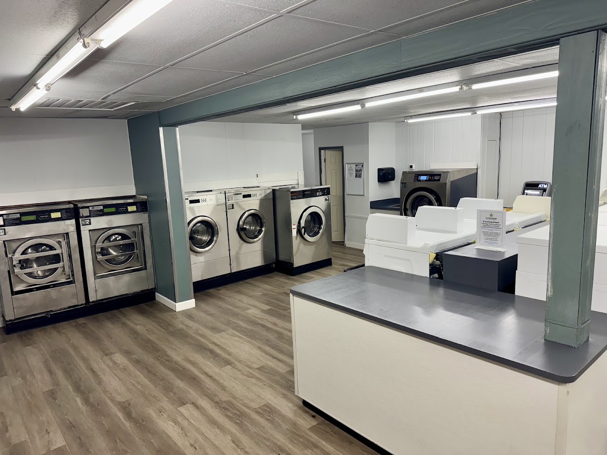 Clean laundry equipment at CleanWard Laundry Services & Laundromat in Madison, WI