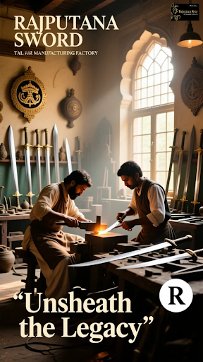 Experience the thrill of owning a legendary Rajputana Sword, handcrafted with precision and passi… post image