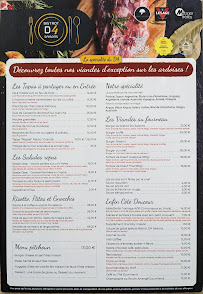 Menu Bistrot D4 Saisons | Restaurant Bistronomique de Viandes d'exception | (Var) Page 1