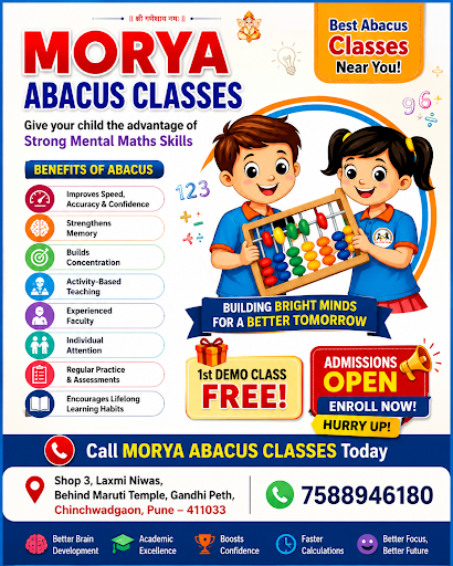 MORYA ABACUS CLASSES post image