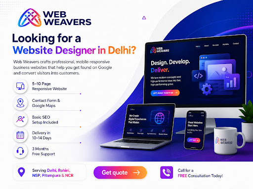 Looking for a website designer in Delhi? 🌐 post image