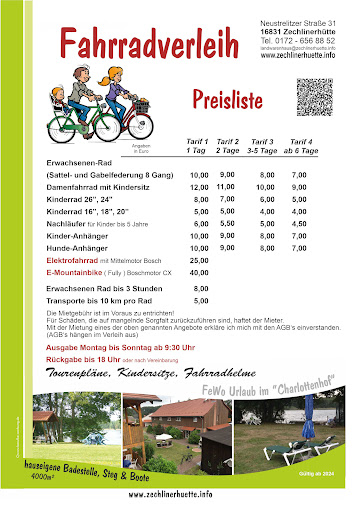 Fahrradverleih Zechlinerhütte - Thumbnail
