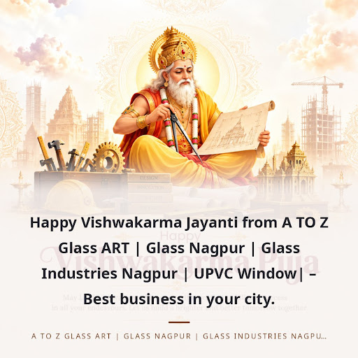 Happy Vishwakarma Jayanti from A TO Z Glass ART | Glass Nagpur | Glass Industries Nagpur | UPVC W… post image