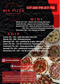 Menu Camion Mia pizza Auvers Page 3