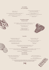 Menu La Maison Mère Page 1