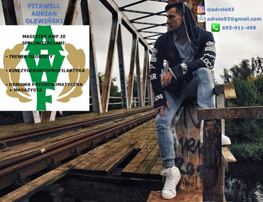 FITAWELL Adrian Olewiński - trener personalny Warszawa - masażysta - kinezygerontoprofilaktyk Warszawa