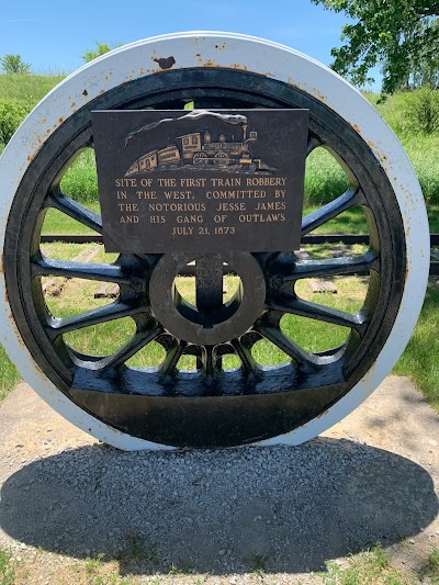 Monument To The First Train Robbery In The West