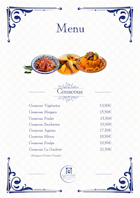 Menu Restaurant Tunisien La Goulette Nancy Page 7