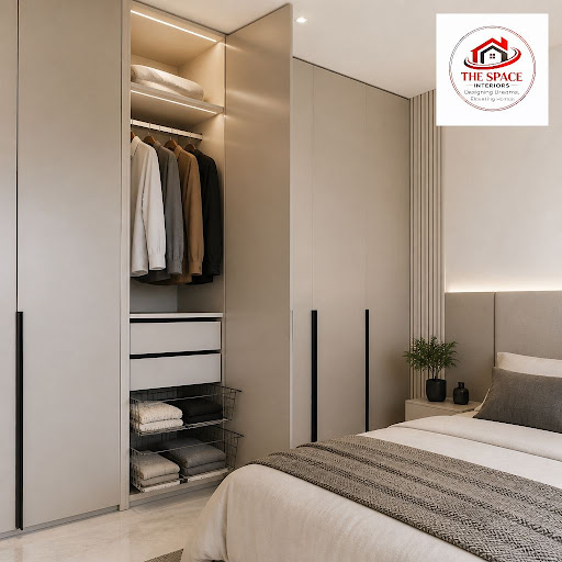 Struggling with overflowing cupboards and a cramped bedroom? At The space interiors in Lohegaon,…