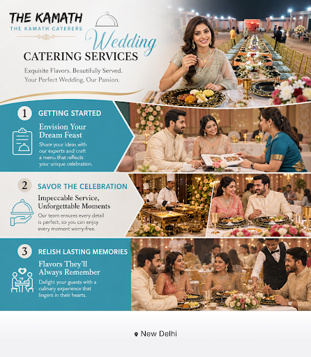 The Kamath Caterers offers premium wedding food catering tailored to create memorable celebration… post image