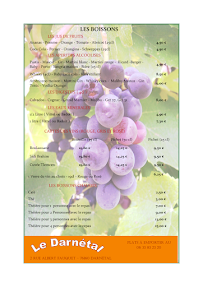 Menu Restaurant le Darnétal Page 5