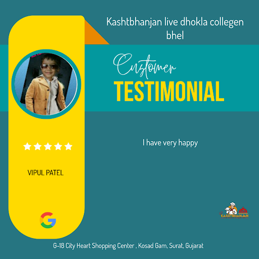 VIPUL gives a 5-star thumbs up to Kashtbhanjan live dhokla collegen bhel in Surat! He loved the e…