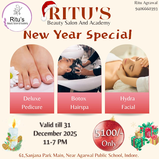 New Year + Winter Special at Ritu’s Beauty Salon & Academy post image
