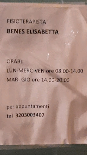 Dott.sa Benes Elisabetta