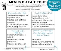 Menu Le Fait Tout Page 3