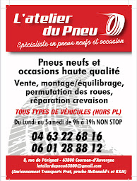 Photo n°15 de Atelier Du Pneu Cournon D'auvergne à Cournon-d'Auvergne (Atelier de réparation de pneus)