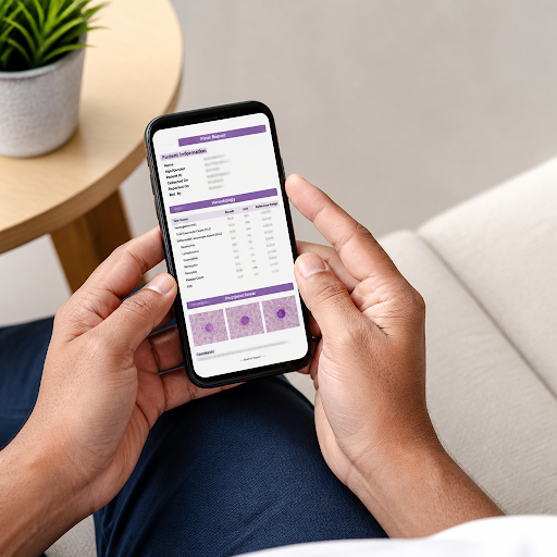 Now get your important test results without waiting in long queues or worrying about paper report…