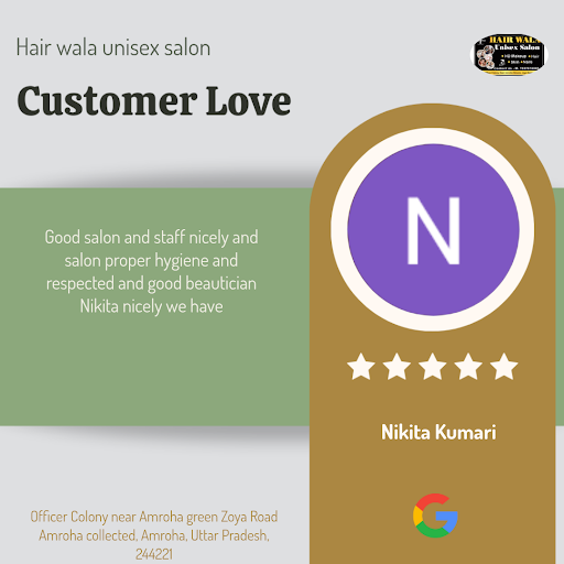 Nikita Kumari, a delighted customer from Amroha, raves about her exceptional experience at Hair w… post image