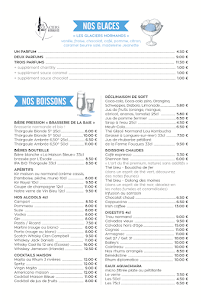 Menu Restaurant La Maison Bleue Page 1