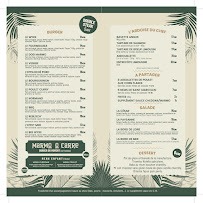 Menu Chez MarMo Page 2