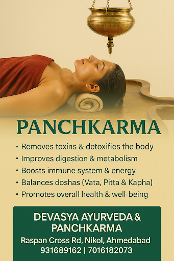 Devasya Ayurveda & Panchkarma is a leading Ayurvedic clinic located at Raspan Cross Road, Nikol,… post image