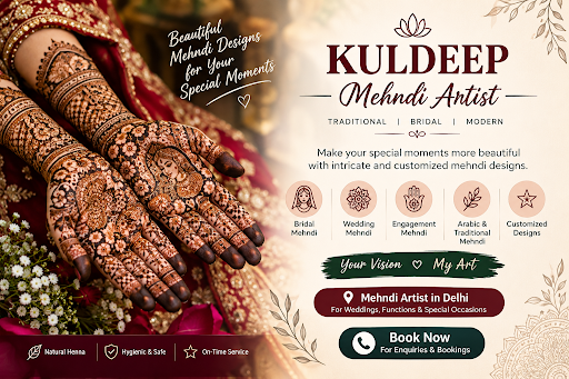 Beautiful Mehndi Designs for Your Special Day | Kuldeep Mehndi Artist post image