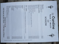 Menu La Cantine IØ la cotiniere Page 5