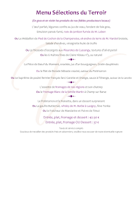Menu Restaurant Le Val Moret Page 4