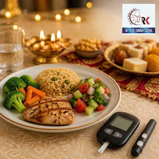 Festive food in India is full of sweets, fried snacks and late-night feasts, which can be challen…