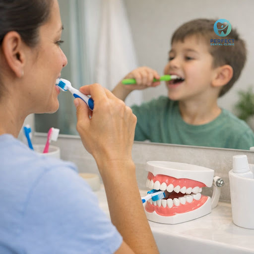 Brushing the right way matters more than brushing hard. At Perfect Dental Clinic in Paschim Vihar…